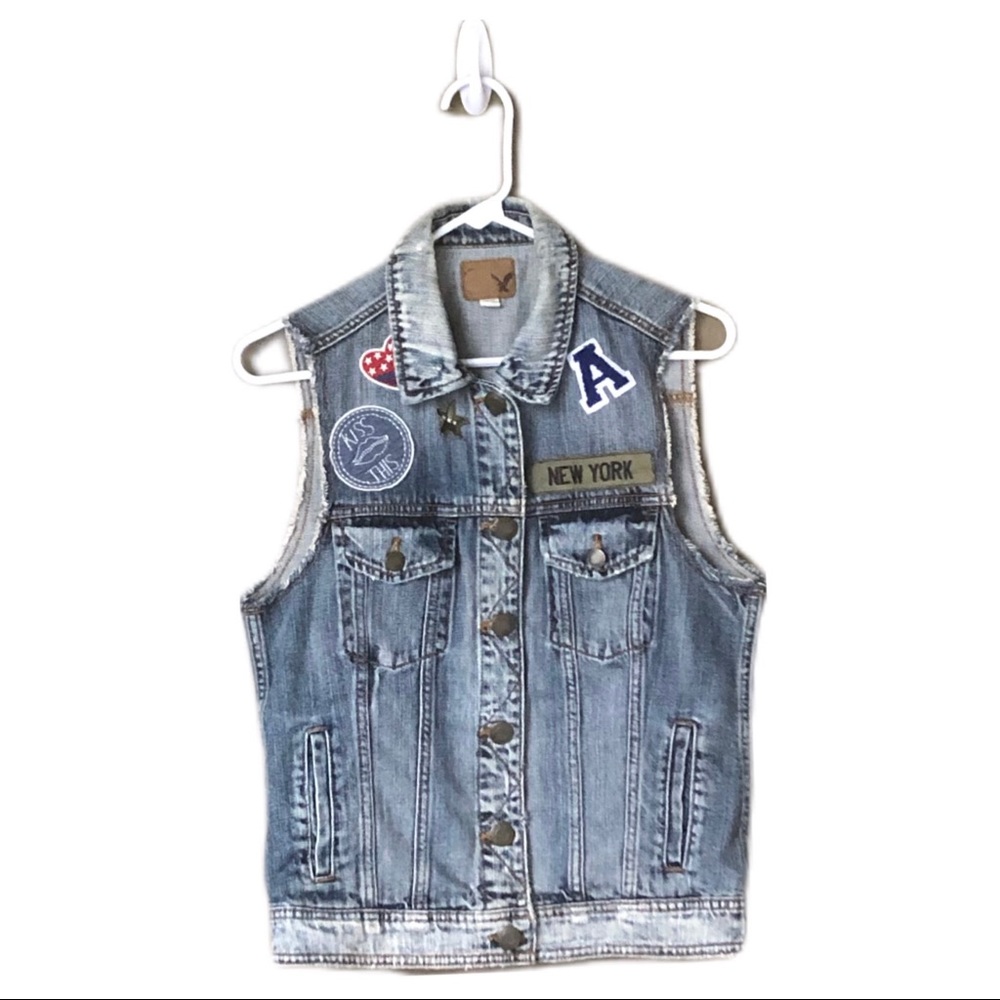 American Eagle Outfitters Denim Vest-C6